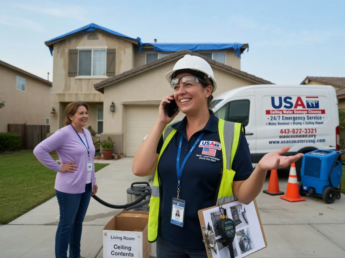 Ceiling Water Damage Restoration Onward, IN FAQs